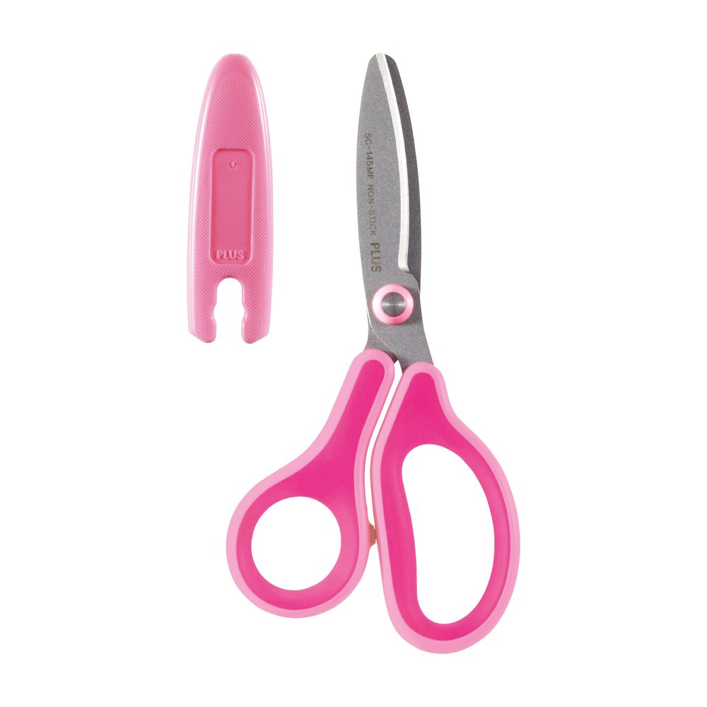 Forbici PLUS Curved Blade Scissors Kids fucsia SC-145MF